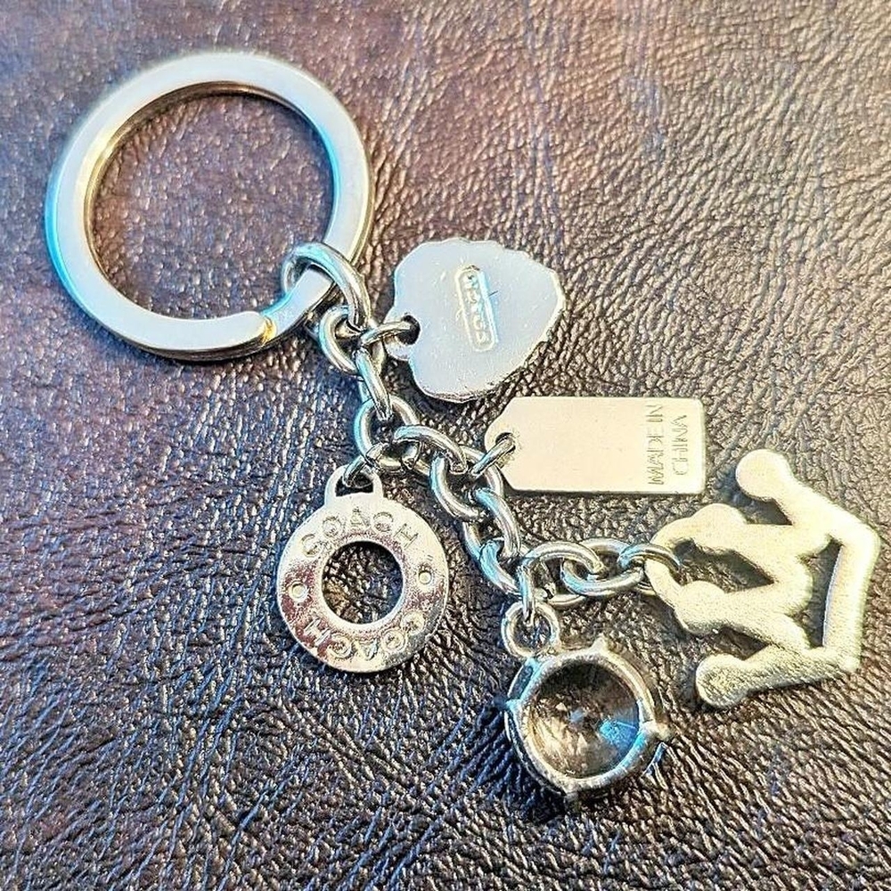 Vintage Y2K Coach Silver Keychain - Picture 6 of 9
